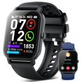 thumbnail image 1 of Reloj inteligente Poounur HD de 1,85 pulgadas, monitor de actividad física IP68, Android e iOS, 1 of 6
