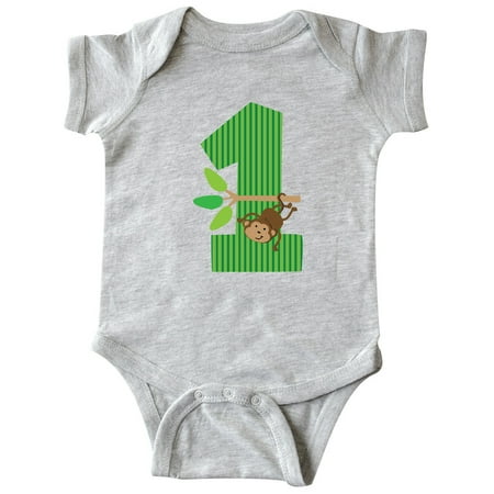 

Inktastic 1st Birthday Monkey Gift Baby Boy or Baby Girl Bodysuit