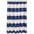 thumbnail image 2 of Navy Blue Shower Curtain Stripes Blue and White Shower Curtain Fabric Shower Curtain for Bathroom Waterproof Home Bath r, 2 of 6