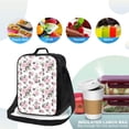 thumbnail image 4 of Lsque Rose Flowers Lunch Bag Lunch Box for Women Men Reusable Insulated Lunch Tote Bag,Leakproof Thermal Cooler Sack Food Handbags Case High Capacity, 4 of 9