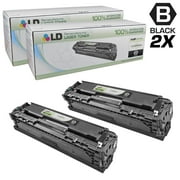LD ? Remanufactured Replacements for Hewlett Packard CB540A (HP 125A) 2PK Black Laser Toner Cartridges for use in HP Color LaserJet CM1312 MFP, CM1312nfi, CP1215, CP1515n, and CP1518ni Printers