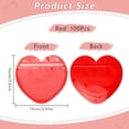 thumbnail image 2 of 100 Pcs Mini Cute Gift Packaging Bags,Clear Plastic Jewelry Bags,Red Heart-Shaped Ziplock Pouch,Resealable Sample Organizer,for Small Business Earring Sample Valentine's Day Wedding, 2 of 7