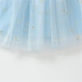 thumbnail image 5 of AJTQTH Girls Skirt Summer Cute Cartoon Sequins Short Skirt Mesh Layered Fluffy Skirt Summer Elastic Waist Princess Skirt for Holiday Party Outfits Blue 5 Years, 5 of 6
