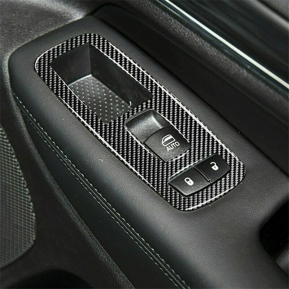 Car Accessories For Jeep For Grand For Cherokee 4Pcs Door Switch Panel Trim Set Fangkenuo
