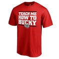 thumbnail image 2 of Men's Red Wisconsin Badgers Hometown Collection Teach Me T-Shirt, 2 of 3