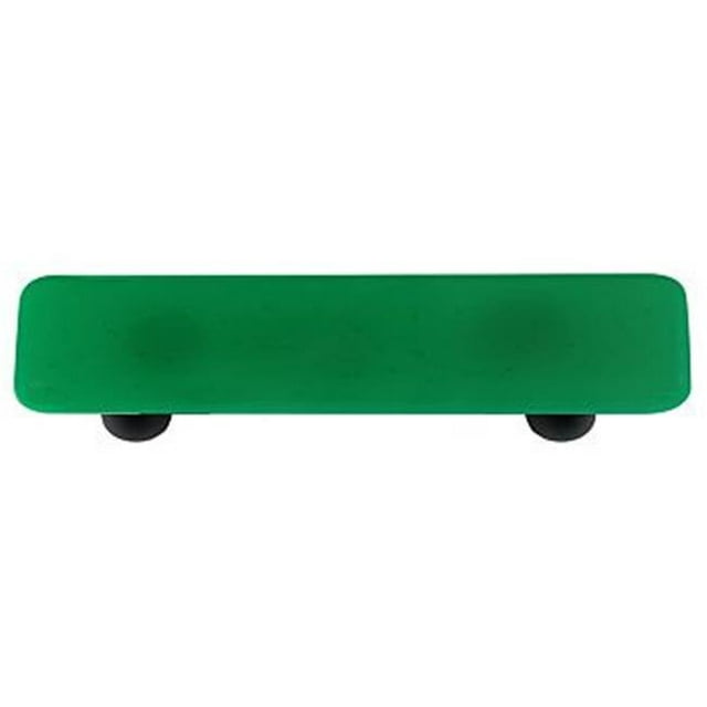 Armoire Rectangulaire en Verre Vert Émeraude - Poteau Noir