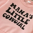 thumbnail image 5 of Youmylove Toddler Boys Girls Long Sleeve Letter Prints T Shirt Pullover Tops Cartoon Pants Outfits Toddler Girl Clothes, 5 of 8
