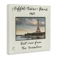 thumbnail image 2 of Stupell Industries Vintage Travel Eiffel Tower Architecture Painting Wrapped Canvas Canvas Art Print Wall Art, 24 x 24, 2 of 7
