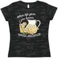 thumbnail image 3 of Inktastic When Life Gives You Lemons, Make Lemonade Women's T-Shirt, 3 of 5