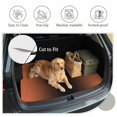 thumbnail image 4 of Universal Car Trunk Mat 29"x39", Orange Black Ombre Waterproof Cargo Liner, Non-Slip Durability Cargo Mat, Modern Gradient Abstract Art All Weather Rear Trunk Protector for Car SUV, 4 of 9