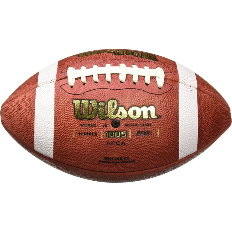Wilson NCAA 1005 Leather Game Football - Walmart.com