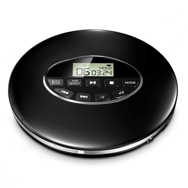Bluetooth Portable Walkman CD Player with Headphones Support TF Card