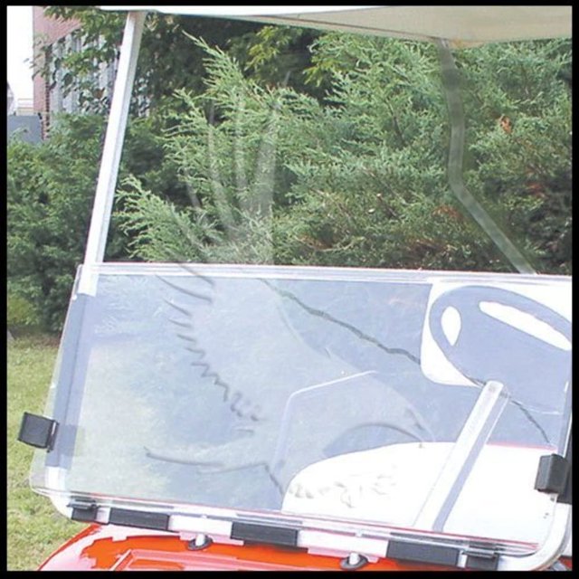 Clear Windshield For Yamaha Golf Cart 1995 Thru 2002 (G14 To G19)