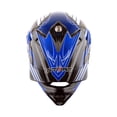 thumbnail image 7 of 1Storm Adult Motocross Helmet BMX MX ATV Dirt Bike Downhill Mountain Bike Helmet Flying Style H819-5; Flying Blue, 7 of 7