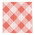 thumbnail image 3 of Ambesonne Coral Shower Curtain, Vintage Old Fashion Art, 69"Wx84"L, Coral Cream, 3 of 5