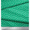 thumbnail image 2 of Soimoi Green Cotton Duck Fabric Shells Ocean Print Fabric by Yard 44 Inch Wide, 2 of 3