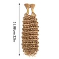 thumbnail image 2 of Light Brown Bohemian Braided Wig Bundle with Deep Wavy Hair Extensions for Natural, 2 of 8