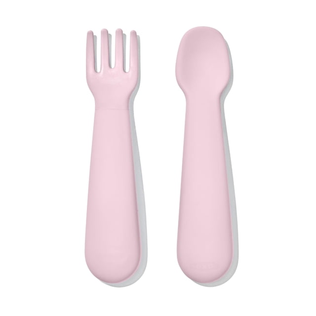 Set de Cubiertos OXO Tot Mini Tenedor y Cuchara Blossom