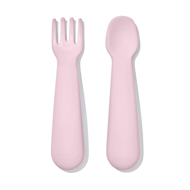 Set de Cubiertos OXO Tot Mini Tenedor y Cuchara Blossom