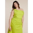 thumbnail image 2 of ELOQUII Women's Plus Size One Shoulder Maxi Dress, 2 of 3