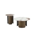 thumbnail image 1 of Manhattan Comfort Monica Ensemble Moderne de 2 Pcs Table Basse et Table d'Appoint en Or, 1 of 16