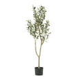 thumbnail image 4 of Atoka 4' x 1.5' Artificial Olive Tree, Green, 4 of 5