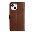 thumbnail image 3 of Allytechgroup Flip Folio Wallet Case for iPhone 13 Mini with Card Slots, Luxury PU Leather Magnetic Clasp Kickstand with Wrist Strap All-Round Protection Shockproof Cover Case - Darkbrown, 3 of 8