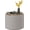 Light Gray, variant on GlowPlume Round Storage Ottoman with Flip Top Tray, Upholstered Fabric Footstool, Small Coffee Table with Hidden Compartment, Accent Vanity Stool for Living Room, Light Gray