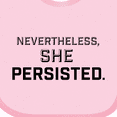 thumbnail image 4 of Inktastic Nevertheless, She Persisted Boys or Girls Baby Bib, 4 of 4