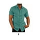 thumbnail image 4 of Jumpingount Banquete Viajar Senderismo Camisa de hombre Verano Botón abajo Manga corta Turn Down Neck Camisas Ropa Regalo de cumpleaños Lake L Type2 NO2, 4 of 5