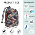 thumbnail image 5 of Speed Racer Cars Pattern Backpack for School,Schoolbag with Adjustable Shoulder Straps & Padded Back,15.7"x11.8"x5.5", 5 of 5