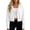 White, variant on Womens Zip Up Hoodies Cropped Jackets Fall Clothes 2026 Casual Lightweight Long Sleeve Cropped Sweatshirt(Yellow,XXL)