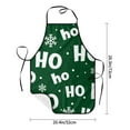 thumbnail image 6 of Bingfone Ho Ho Ho A for Tie-up Apron, Unisex Waterproof and Stain-Resistant Bib Apron for Kitchen Garden Painting, 6 of 7