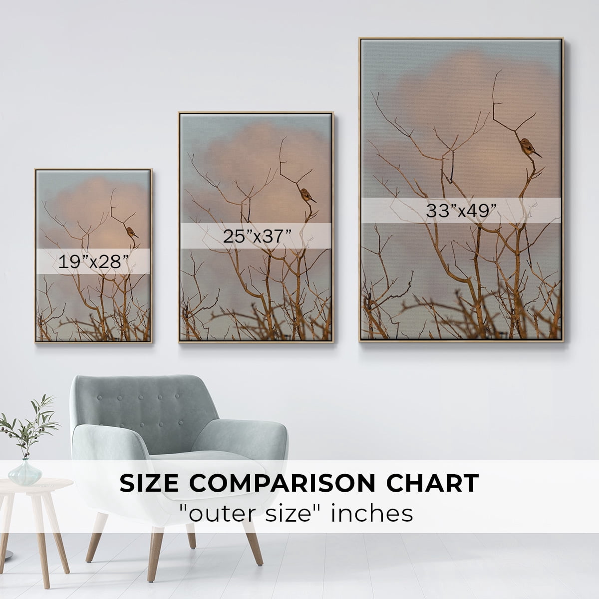 At Dawn Framed Premium Gallery Wrapped Canvas - Ready to Hang