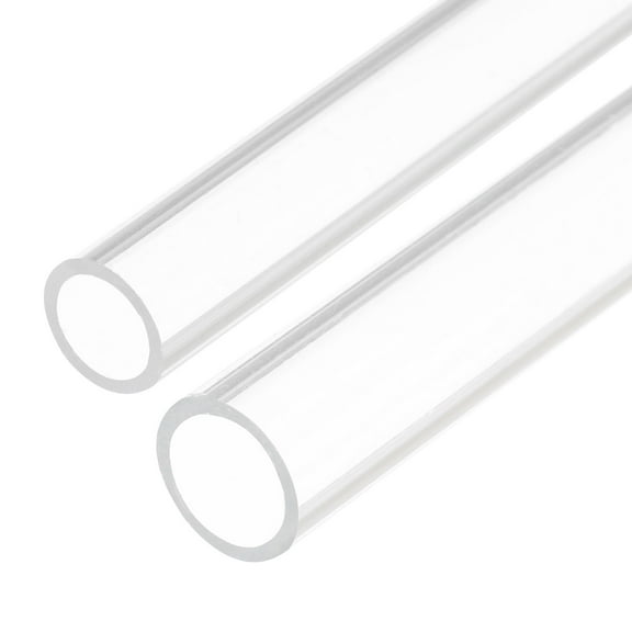 10pcs Acrylic Pipe Clear Rigid Round Tube 1/4" 5/16" ID 16" for Lamps and Lanterns Water Cooling System