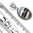 thumbnail image 2 of Natural Blue Opal Pendant 925 Sterling Silver Handmade Jewelry, 2 of 4