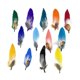 thumbnail image 2 of Plumas de sombrero para sombreros Fedora Plumas artesanales para sombrero de vaquero occidental Sombrero Trilby Cantidad 13, 2 of 8