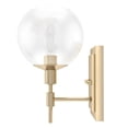 thumbnail image 5 of Hunter - Xidane 1-light Alturas Gold, Small Sconce Light, Dimmable, Mid Century Modern Style, for Bedrooms, Kitchens, Dining, Living Rooms - 19759, 5 of 7