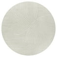 thumbnail image 3 of JONATHAN Y SCANDINAVIAN 6' Round Area Rug, Hallie Minimalist Curve Geometric - Ivory/Cream, SCN100B-6R, 3 of 9