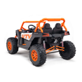 thumbnail image 3 of KidsVIP 24V Mega-Trek Edition 2-Seater 4X4 Ride-On Buggy With Rubber Wheels, Leather Seats, Music Player, Lights & Remote, 3 of 9