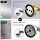 thumbnail image 3 of Brushed Brass Stainless Steel Wall Hooks for Bathroom, Set of 2 Robe Hangers A2164DG-BZ-P2, 3 of 5