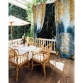 thumbnail image 5 of nqOlkjepod Outdoor Curtains for Patio Waterproof, Tree Oil Painting Outdoor Privacy Panels Grommet, Impressionist Style Falling Leaves Blackout Outside Curtains for Porch/Cabana 54"x108", 1 Panel, 5 of 8
