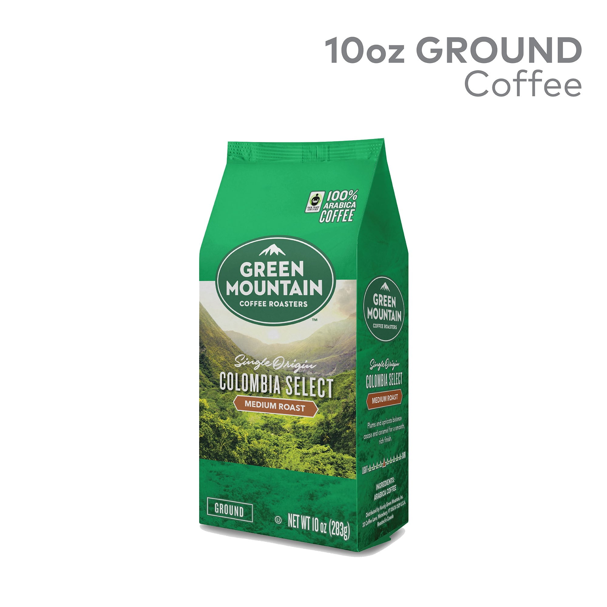 Green Mountain Coffee Roasters, Colombia Select, Ground Coffee, Fair ...