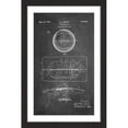 thumbnail image 2 of "Basketball 1925 Chalk" Framed Painting Art Print, 20" x 1.5", 2 of 4