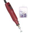 thumbnail image 2 of 12V Mini Rotary Tool Portable Electric Grinder 5000-15000rpm Variable Speed Rotary Cutter with 24Pcs Attachments for Crafting Projects and DIY Creations, 2 of 8