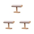 thumbnail image 3 of Transemion Wood Bracelet Display Stand | Elegant Large Capacity For Bangles Bracelet Rack Display Rack Storage Rack No Burr Light Grey 3Set, 3 of 6