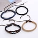 thumbnail image 4 of Mezcla 4 pulseras envolventes para hombres y mujeres, cuerdas de cáñamo, cuentas de madera, pulseras tribales étnicas, pulseras de cuero - Style3 Sincero Hogar, 4 of 7