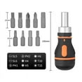 thumbnail image 2 of 9 in 1 Adjustable Ratcheting Screwdriver Set Magnetic Nut Driver Tools Multifunctional Repair Hand Screwdriver, 2 of 6