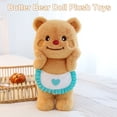 thumbnail image 4 of Usando Delantal Articulaciones Oso Durmiendo Mantequilla Peluche Muñeco Lindo, 4 of 9