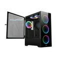 thumbnail image 4 of Bluegears b-Voguish (Fans NOT Included) Gaming PC Case with Tempered Glass panels, USB3.0, Support E-ATX, ATX, mATX, ITX. (Fans are sold separately), 4 of 13